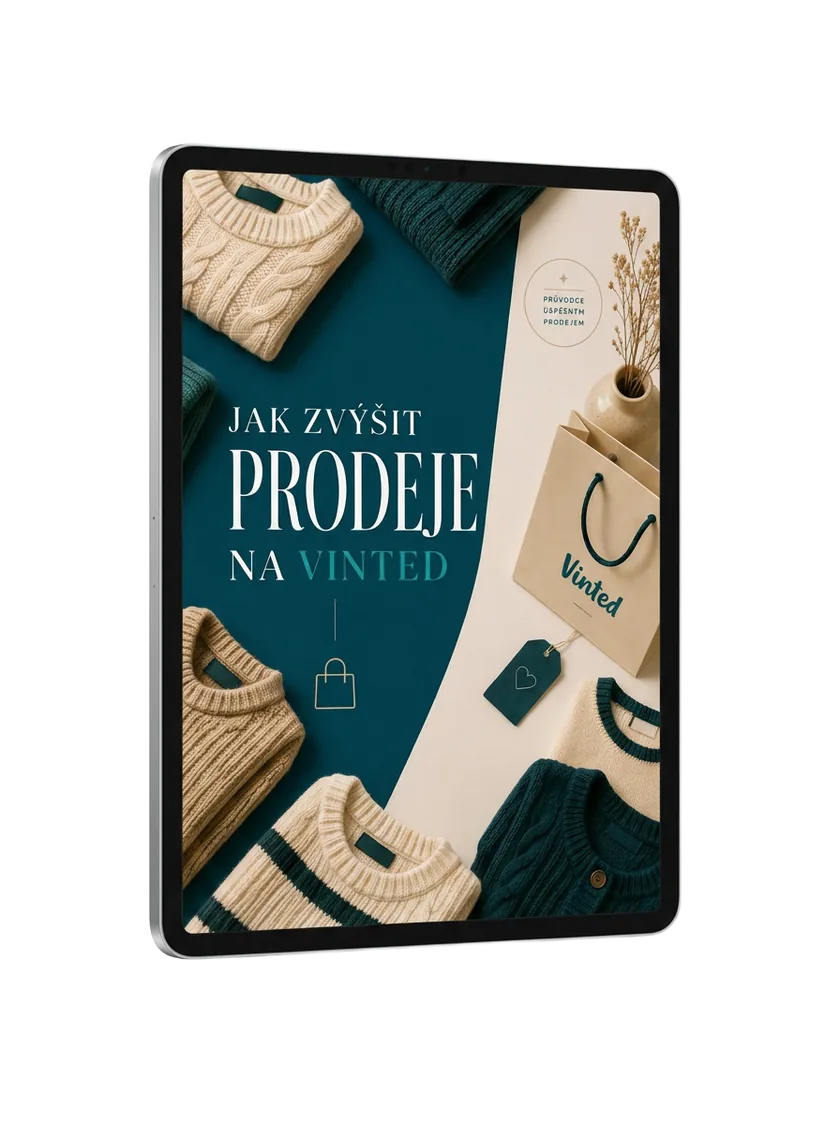 E-book Jak zvýšit prodeje na Vinted otevřený na iPadu